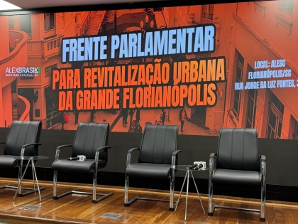 Frente Parlamentar de Apoio à Revitalização Urbana da Grande Florianópolis é criada na Alesc