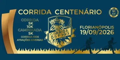 4ª Corrida do Fogo celebra os 100 anos do Corpo de Bombeiros Militar de Santa Catarina