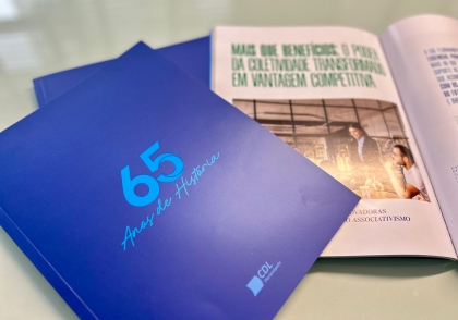 CDL Florianópolis lança revista comemorativa em celebração aos 65 anos de história, representatividade e inovação no comércio local