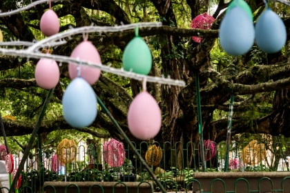 Abertura da programação de Páscoa acontece nesta sexta em Florianópolis com espetáculo, coral infantil e decoração inédita